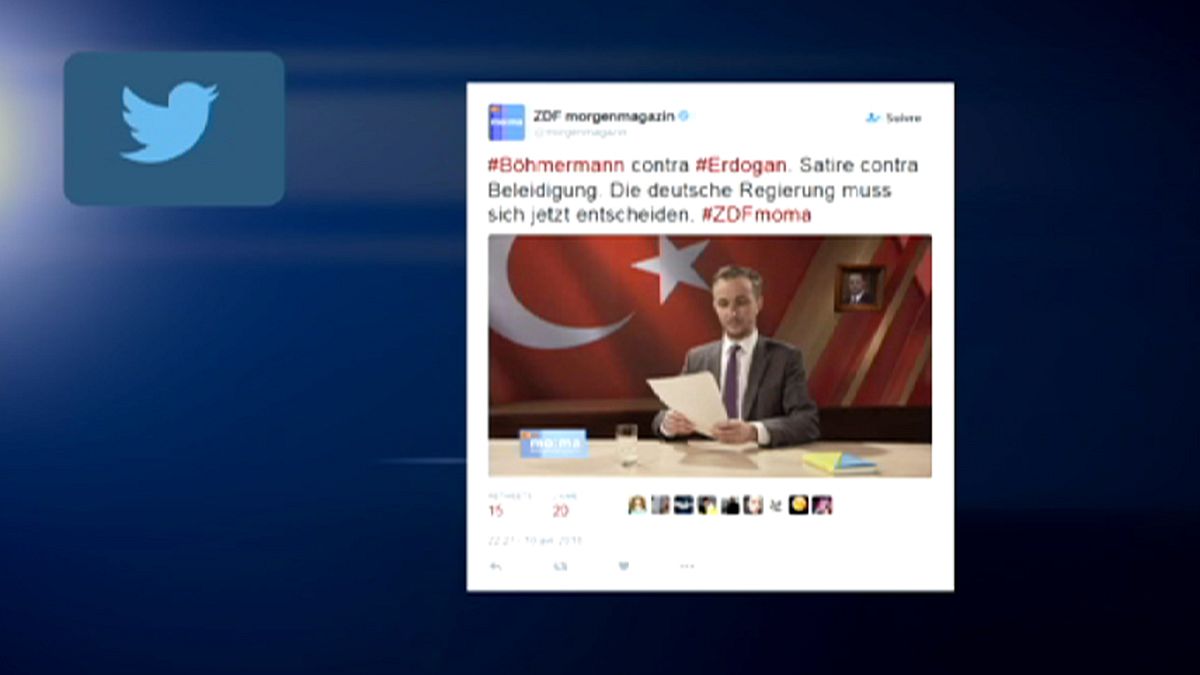 Germania: satira contro Erdogan, ambasciata turca denuncia conduttore Zdf