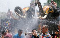 Tailandia celebra la fiesta del agua