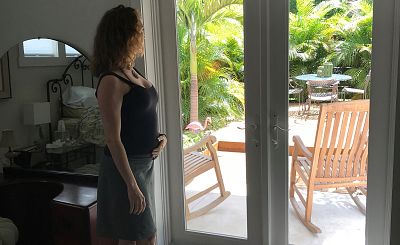 Monet Sexaure, who is four months pregnant, left her home in Siesta Key, Florida, and moved inland to an Airbnb in Sarasota after suffering symptoms from the toxic red tide.