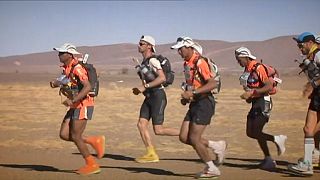 El Morabity on track for third straight Marathon des Sables title