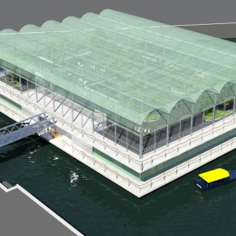 Image: Netherlands Floating Dairy Farm