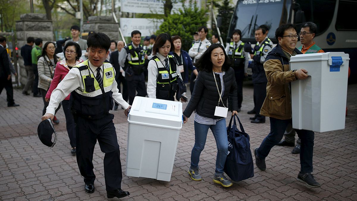 Shock election defeat for South Korea ruling party