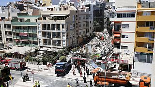 Espanha: Colapso mortal de edifício em Tenerife