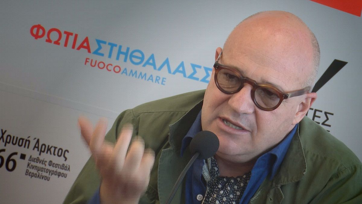 Gianfranco Rosi präsentiert Flüchtlingsdrama "Fuocoammare" in Athen