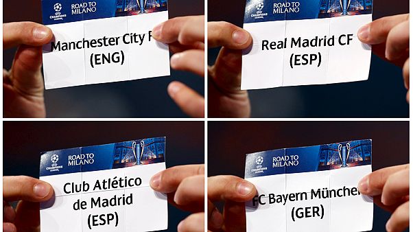 Champions, semifinali: City-Real e Atletico-Bayern Champions, semifinali: City-Real e Atletico-Bayern