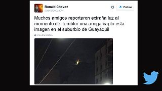 Ekvador: 7.8 büyüklüğündeki deprem öncesi gökyüzünde çözülemeyen ışıklar