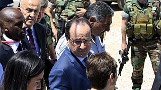 Presidente francês deixa o Líbano com a promessa de ajuda de milhões de euros aos refugiados sírios