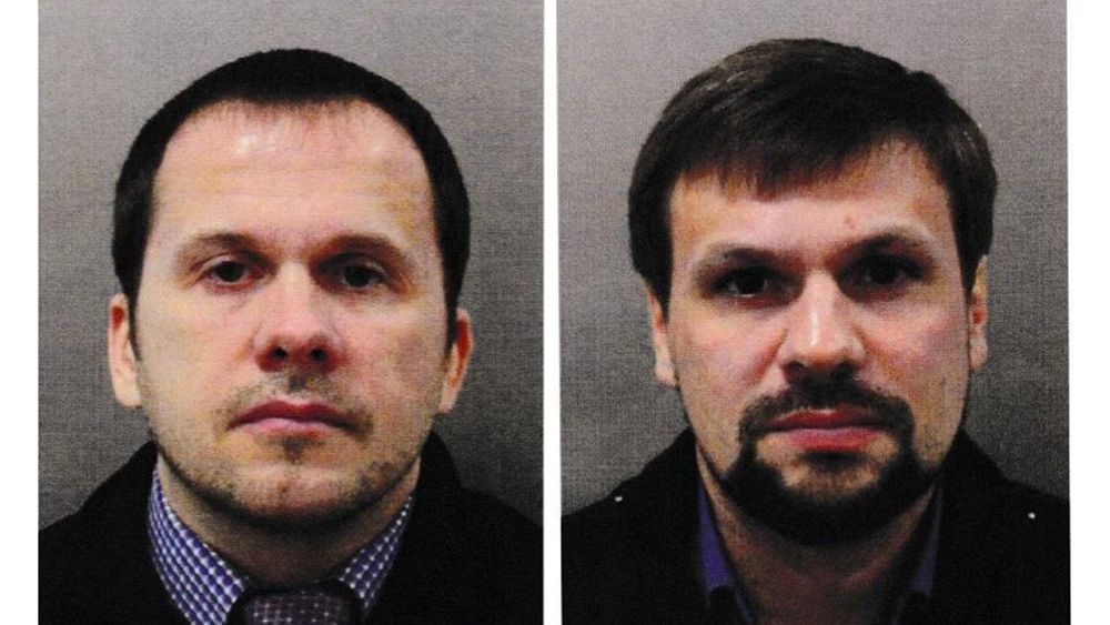 Two Russians charged over ex-spy's nerve agent poisoning