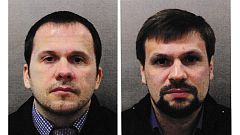 Image: Alexander Petrov, left, and Ruslan Boshirov