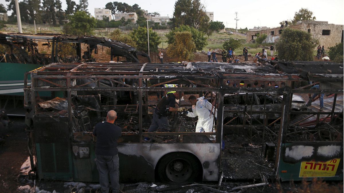 Israeli PM vows to hunt down Jerusalem bus bombers