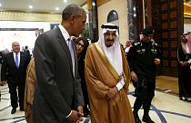 Obama szaúdi villámlátogatása