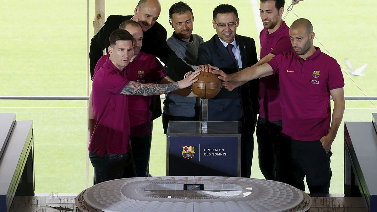 Barcelone : les premières images du "Nou Camp Nou"