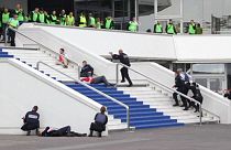 Инсценировка теракта возле Дворца фестивалей в Каннах