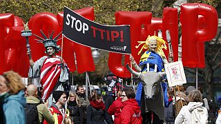#ttipdemo : Protest in Hannover und im Internet