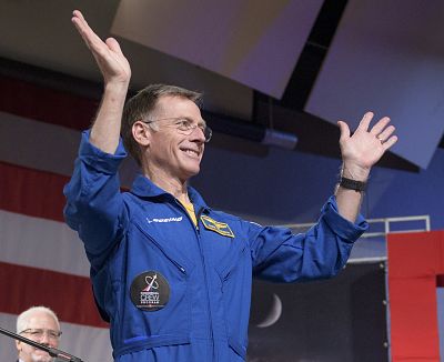 Boeing astronaut Chris Ferguson is seen during a NASA event on Aug. 3, 2018 at NASAs Johnson Space Center in Houston, Texas.