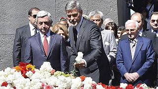 George Clooney en tête de la marche commémorative du génocide arménien, non reconnu par la Turquie