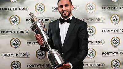 Algeria's Mahrez becomes first African to win PFA player of the year