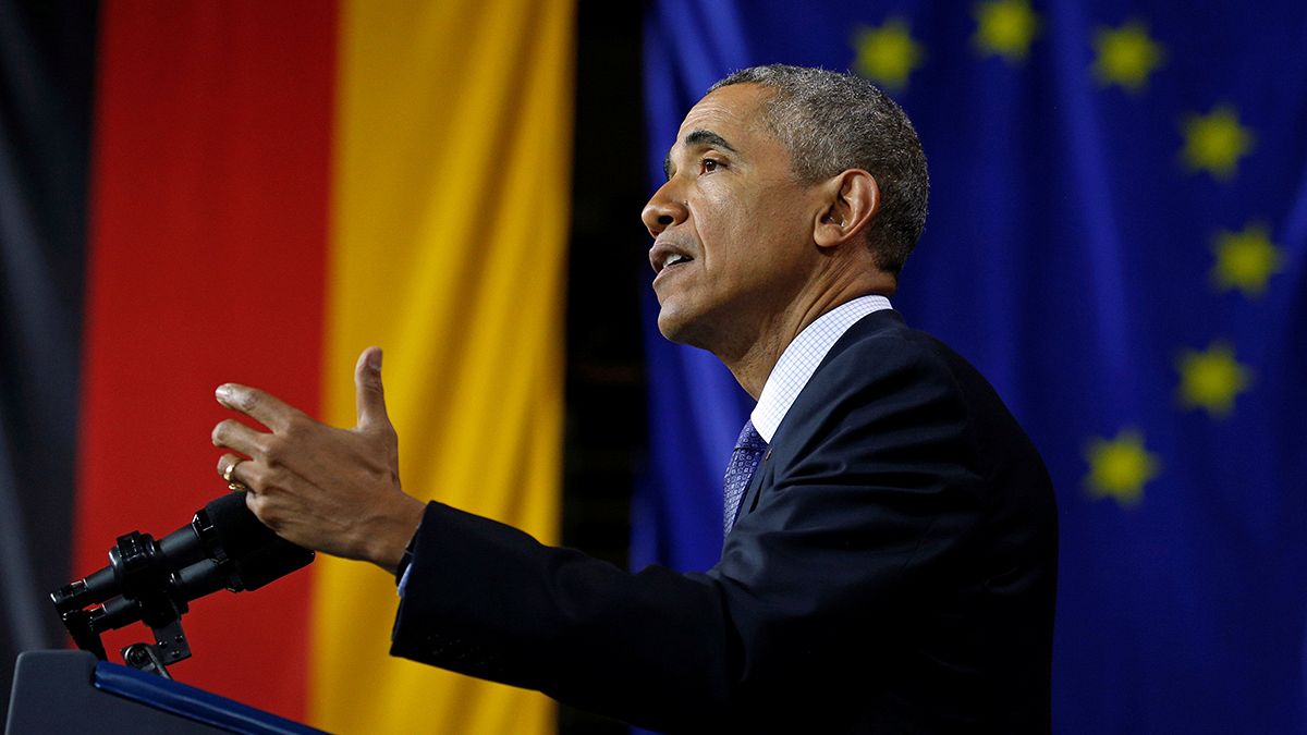 Obama'dan Almanya'da ayaküstü G5 Zirvesi