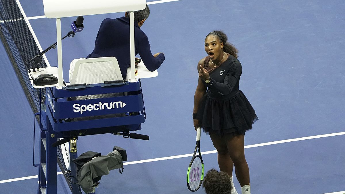 Image: Serena Williams women's singles finals match