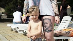 Körperkunst der Extreme beim Tattoofestival in Sotschi