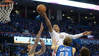 Oklahoma Thunder beat Dallas to reach Western Conference semi-finals