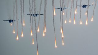 Image: Jets take part in the joint Russian-Belarusian military exercises kn