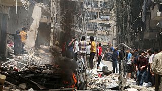 Al menos 27 muertos en un bombardeo contra un hospital en una zona rebelde de Alepo