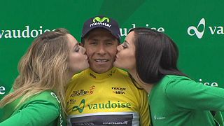 Ciclismo: Quintana vence segunda etapa, Rui Costa fecha o pódio