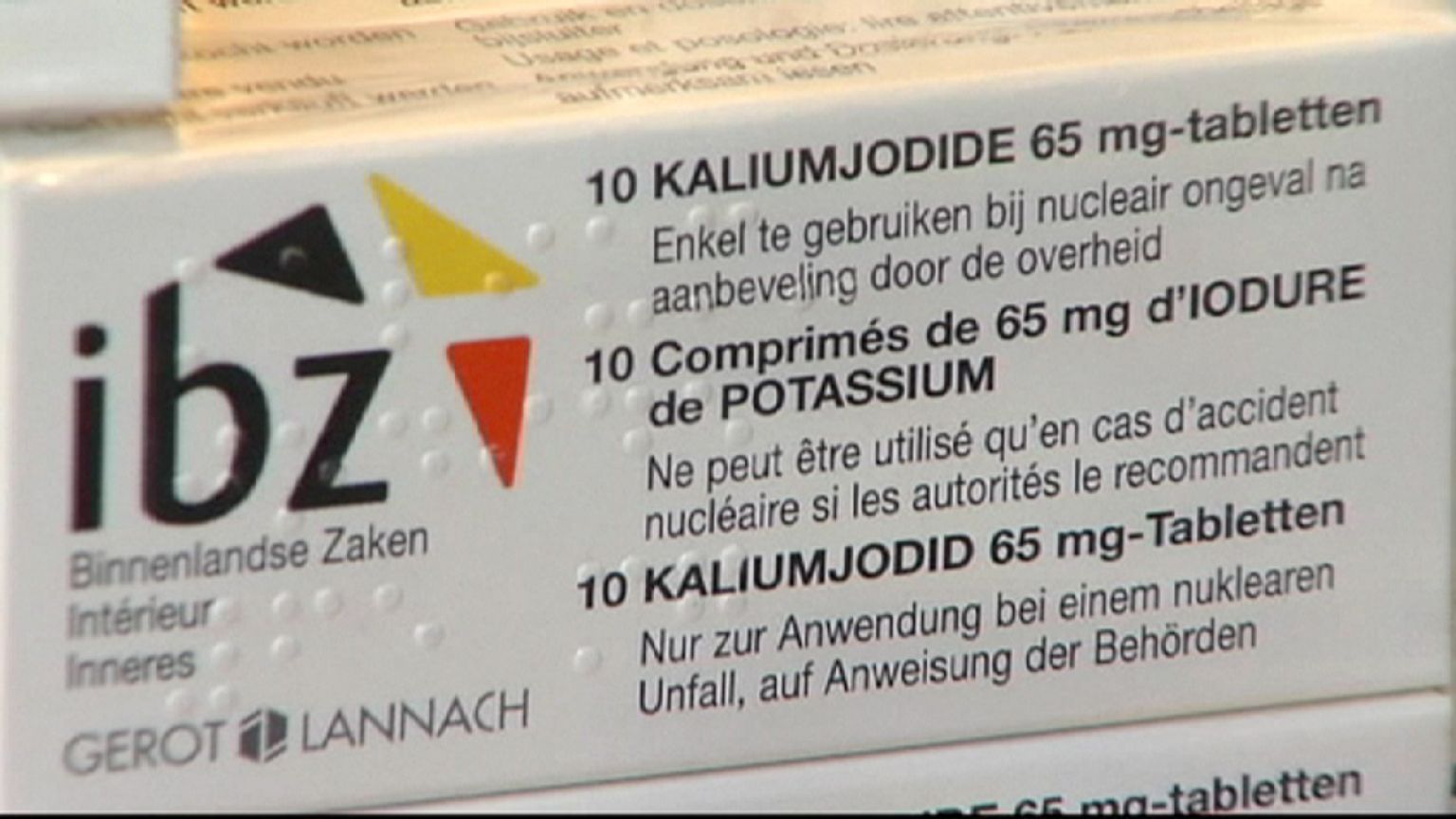 Bélgica distribuirá pastillas de yodo a toda la población ante un posible accidente nuclear