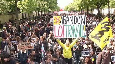Affrontements en France en marge des manifestations contre la loi travail