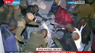 Chaotic scenes in Kenyan capital