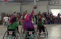 Afghanistan, giocatrici di basket in carrozzella