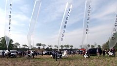 Propaganda per Luftballon: Aktivisten aus Südkorea schicken Flugblätter gen Norden