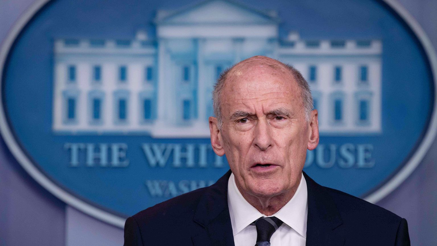 Image: U.S. Director of National Intelligence Dan Coats speaks during a pre