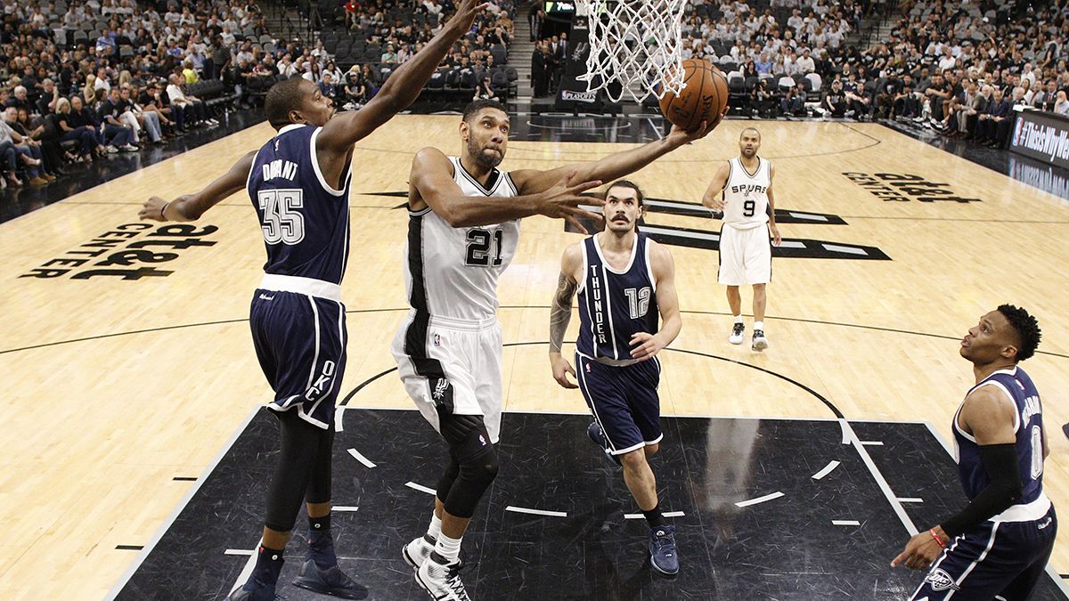 NBA: Spurs arrasam Thunder com LaMarcus Aldridge em grande