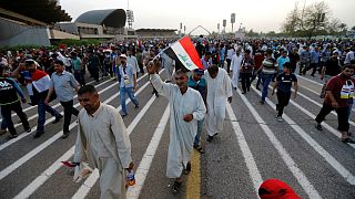 Los manifestantes chiíes abandonan la Zona Verde de Bagdad