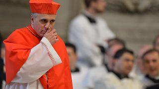 Image: U.S. cardinal Daniel DiNardo attends a mass at the St Peter's basili