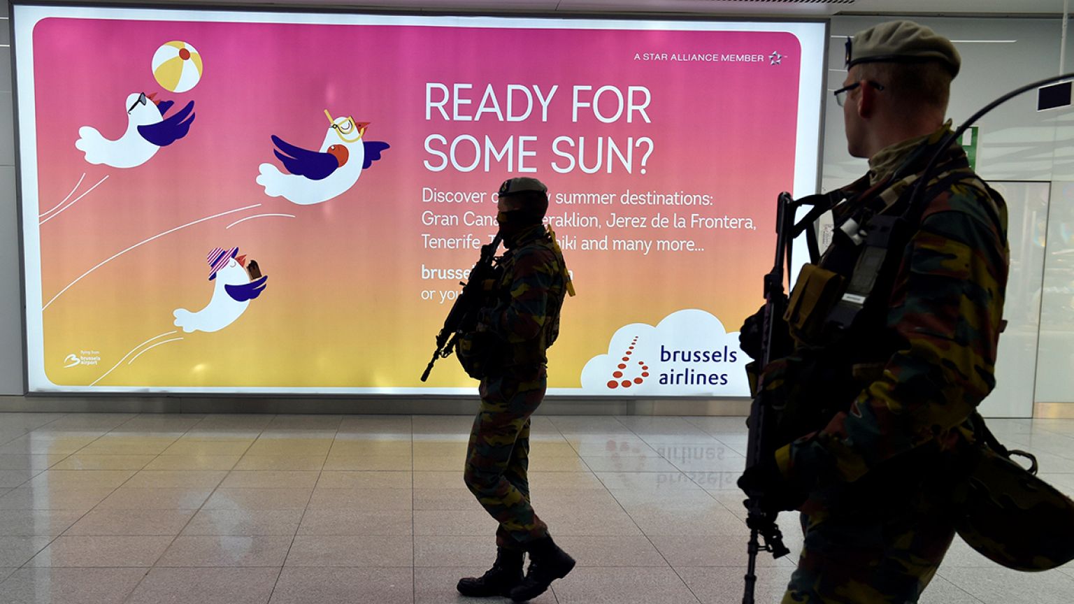 Riapre la sala partenze dell'aereoporto di Bruxelles-Zaventem, devastata dall'attentato del 22 marzo