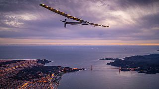 Solar Impulse aircraft lands in Phoenix, Arizona