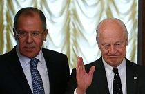 De Mistura et Lavrov esperan anunciar un alto el fuego en Alepo en "las próximas horas"