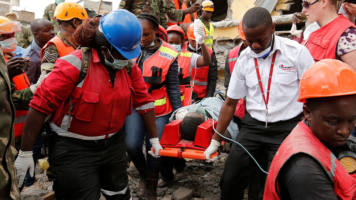 Kenia: Frau überlebt sechs Tage in eingestürztem Gebäude