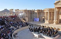 Palmüra: a romvárosért koncertezett egy orosz zenekar