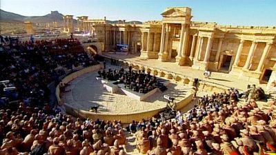 Palmürában koncertezett egy orosz zenekar