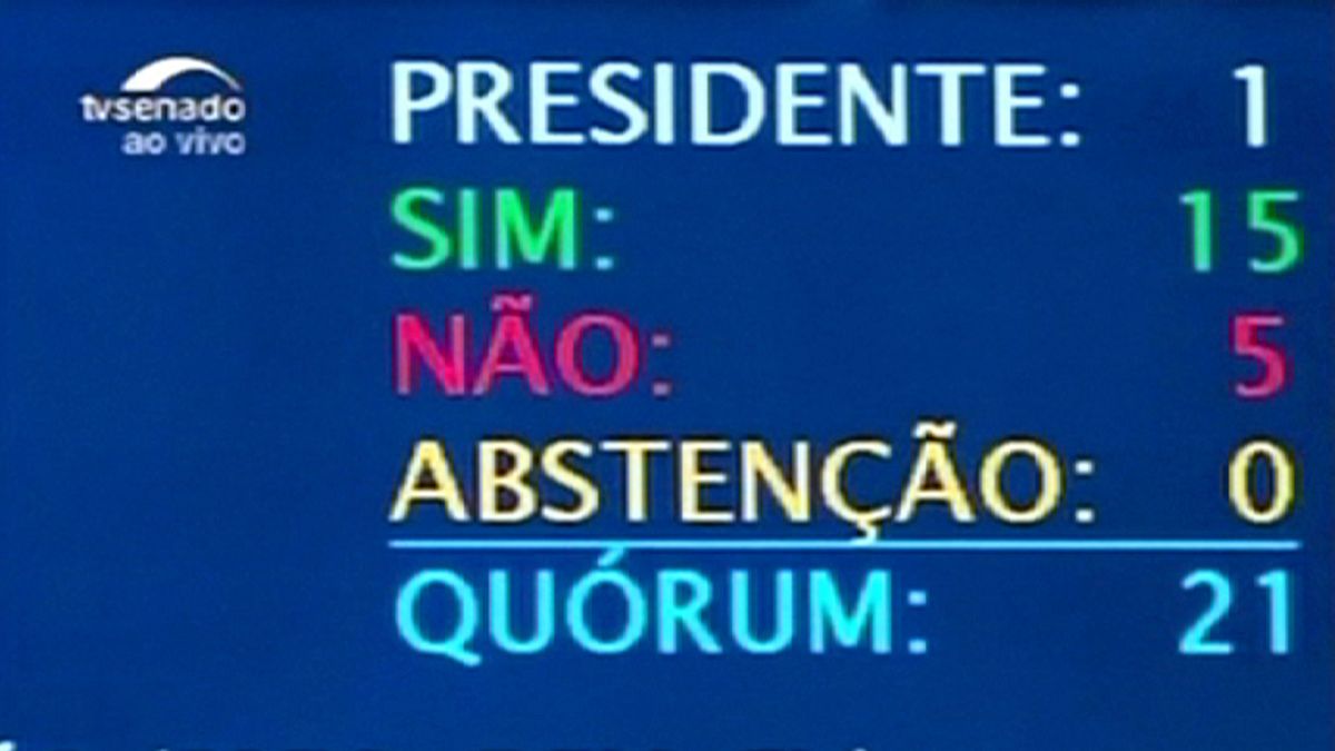 Rousseff in der Klemme: Senatsausschuss stimmt für Amtsenthebungsverfahren