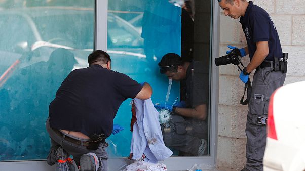 Image: West Bank stabbing