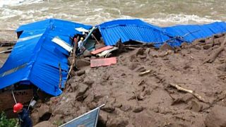 China: workers missing after landslide hits power station construction site