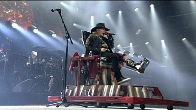 Axl Rose on the Highway to Hell