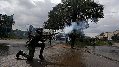 Police fire tear gas to disperse protest against Kenya's election body
