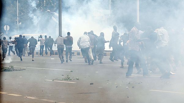 Violentas protestas de la oposición keaniana contra la Comisión Electoral Violentas protestas de la oposición keaniana contra la Comisión Electoral