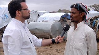 Reportaje exclusivo de euronews en el campo de Darwan en el Yemen